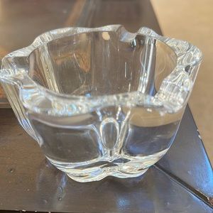 Vintage Orrefors crystal ashtray or candy dish